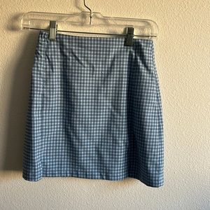 Blue Mini Plaid Skirt ✨🦋💙